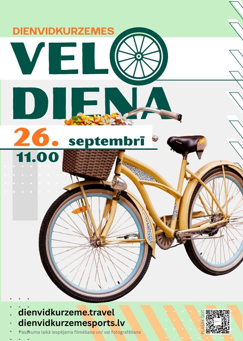 26. septembrī Dienvidkurzemes velo diena