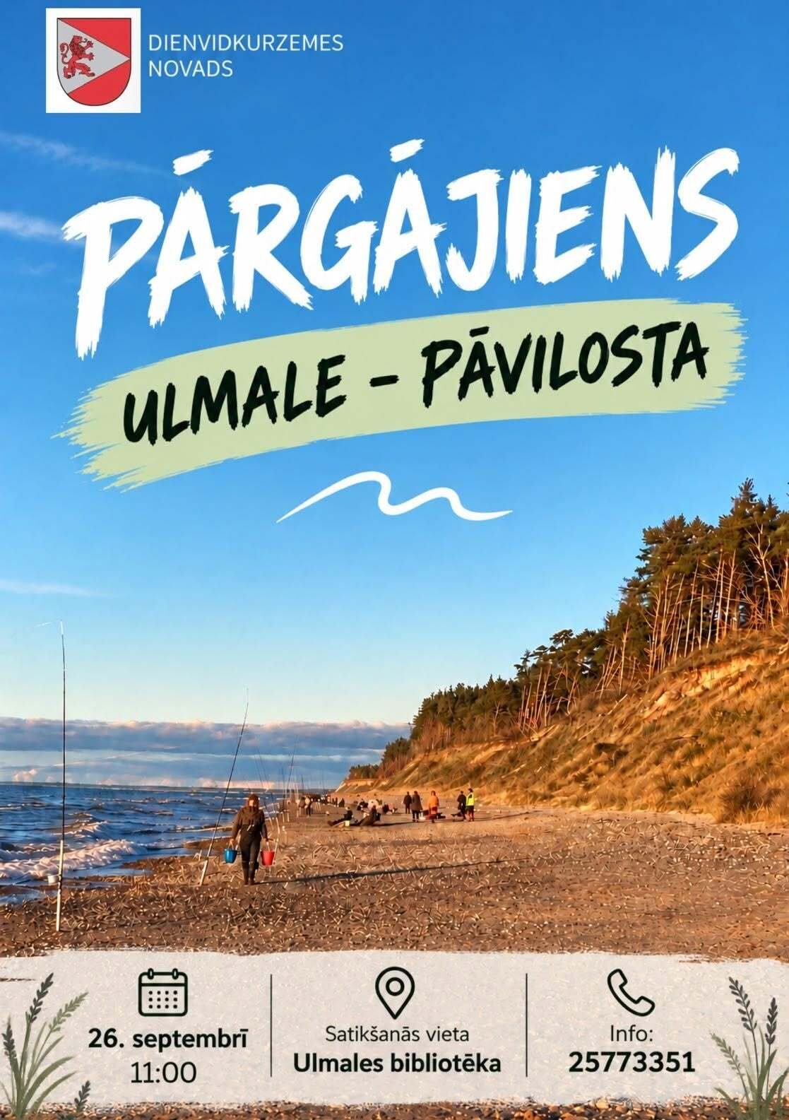 Pārgājiens Ulmale- Pāvilosta 26. septembrī