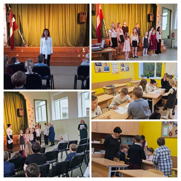 PĀVILOSTAS PAMATSKOLĀ GODINA LATVIJAS REPUBLIKAS 107. GADADIENU