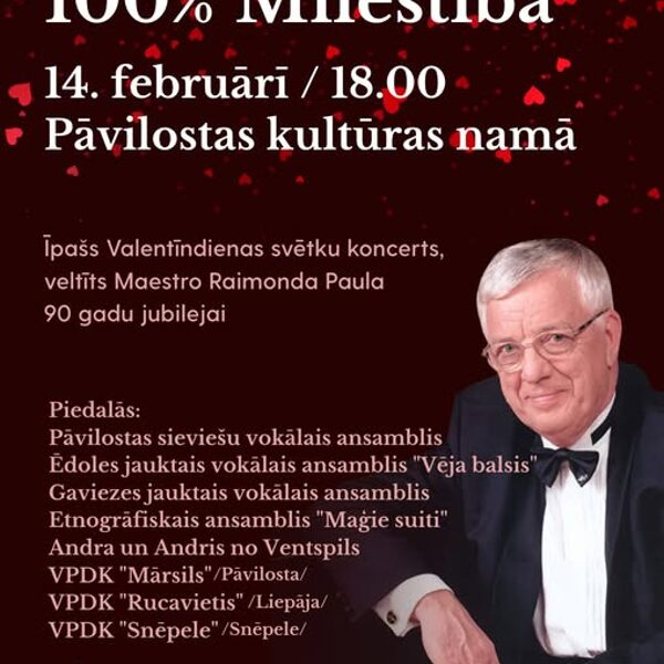 100% PAULS 100% MĪLESTĪBAS