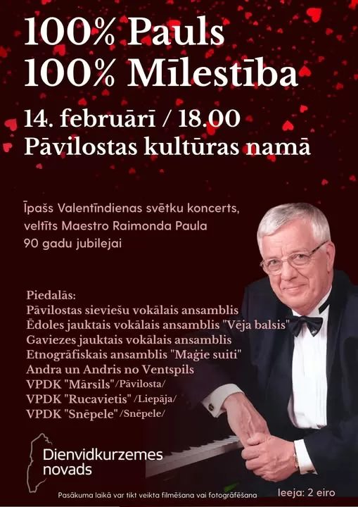 100% PAULS 100% MĪLESTĪBAS