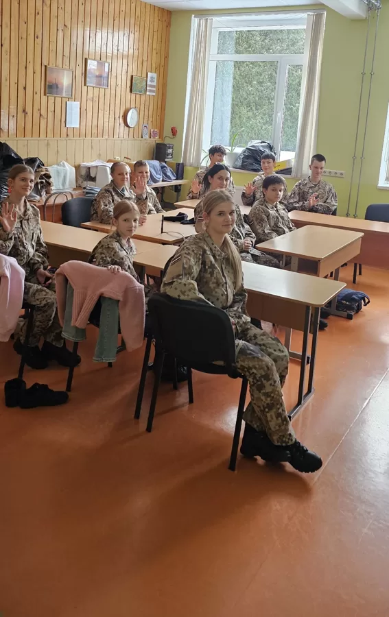 UZSĀKTA JAUNSARDZES APMĀCĪBA PĀVILOSTAS PAMATSKOLĀ